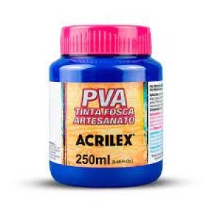 TINTA PLASTICA 250ML 501/AZUL ACRILEX