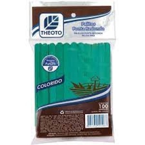 PALITO SORVETE KV VERDE 100U THEOTO - PC